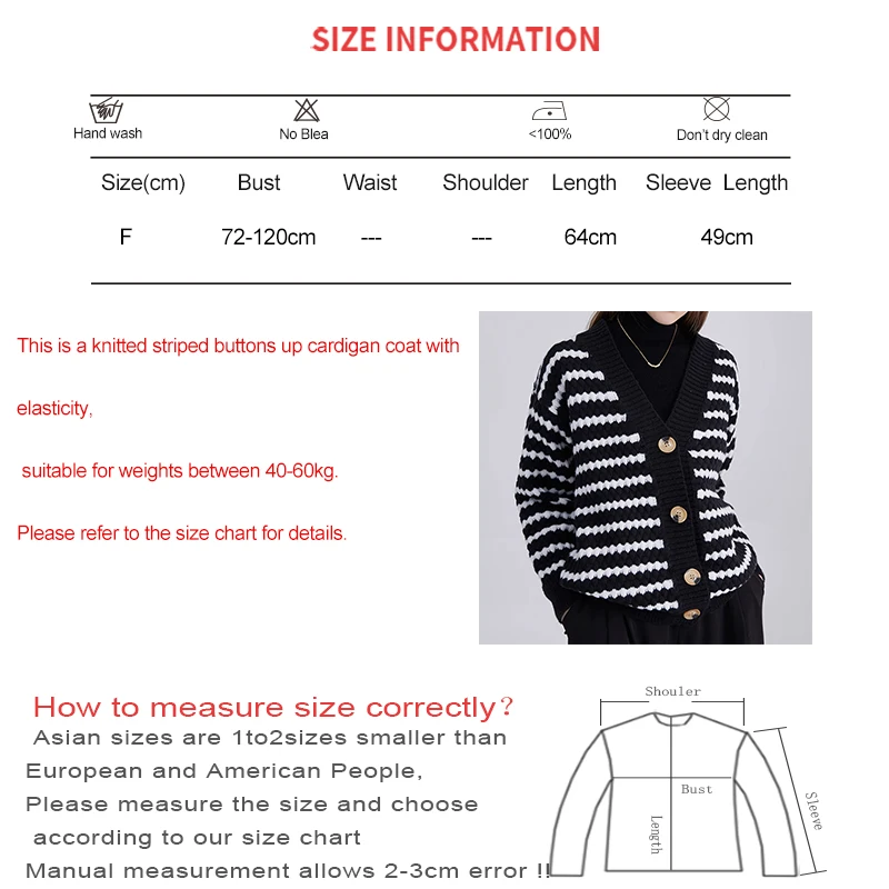 HELIAR Women Stripe Buttons Up Cardigan maglione cappotto con scollo a v lavorato a maglia cappotto Casual allentato giacca da ufficio donna 2024