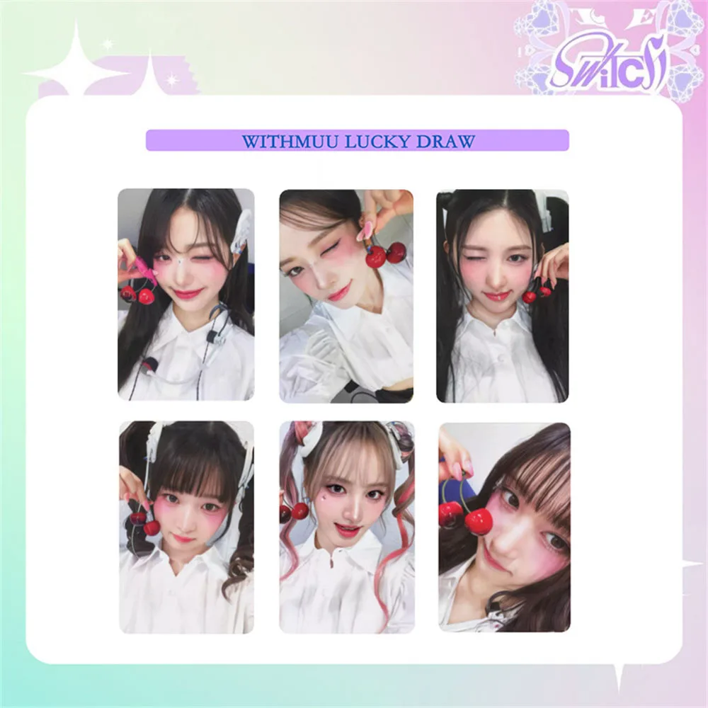 18 pz/set KPOP Album SWITCH Photocard Yujin Gaeul Wonyoung lisa Rei Leeseo Selfie cartolina Two-Sided Lomo Cards Fans Collection