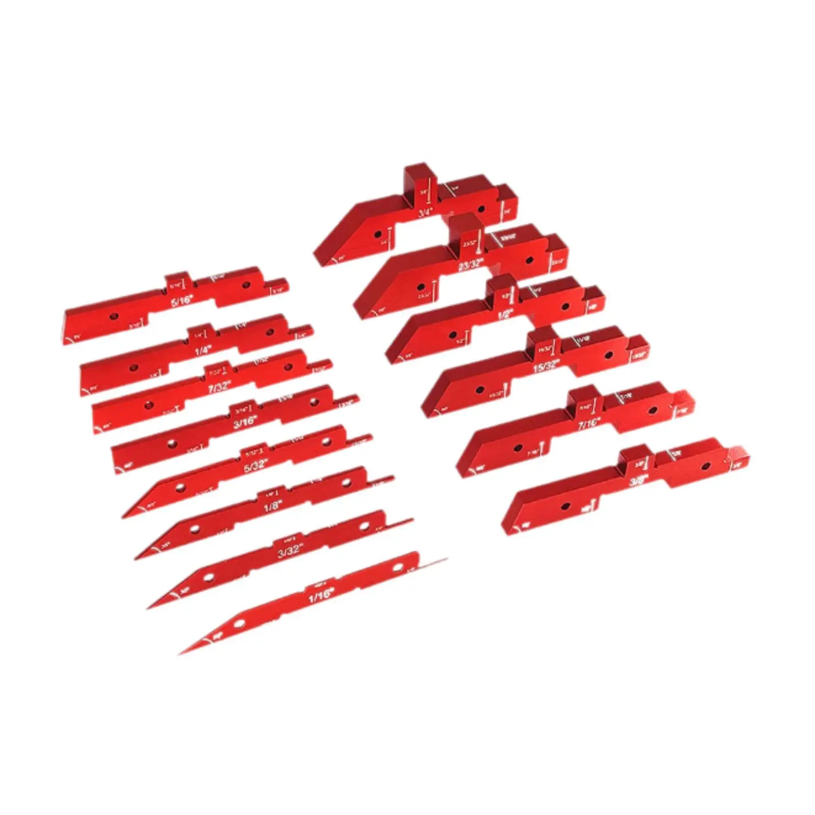 14-częściowe listwy montażowe do pił stołowych do routera Wszechstronne dla majsterkowiczów Stop aluminium