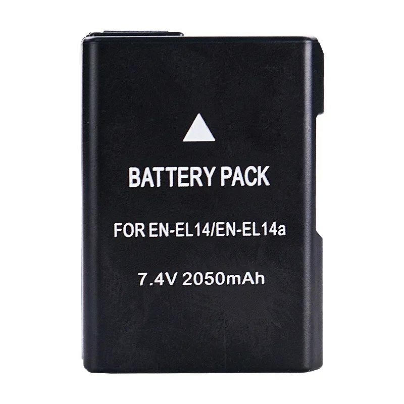 EN-EL14 7.4V 2050mAH Battery Suitable for Nikon Cameras D3100 D3200 D3300 D5100 D5200 D5300 D7000 D7100 D7700