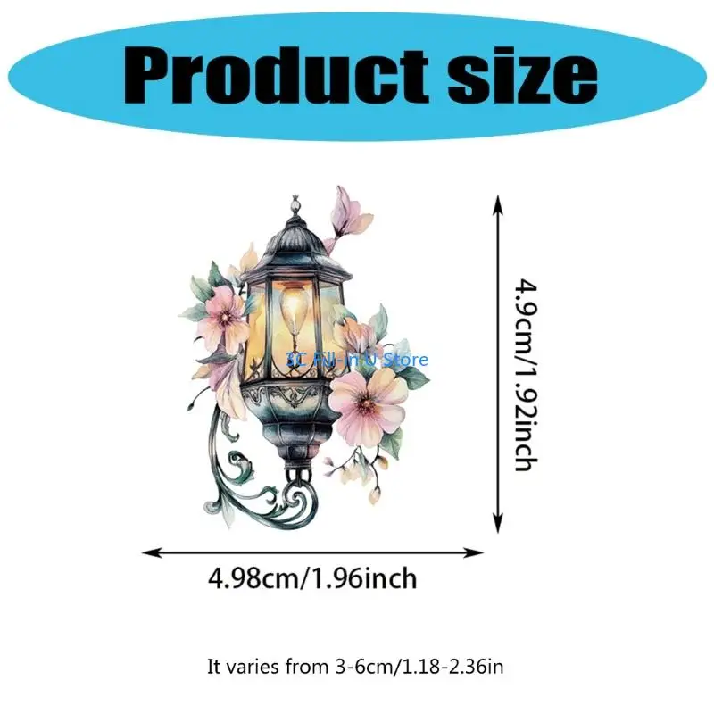 G8TA 50Counts Sticker trang trí nhãn dán thẩm mỹ chống nghệ thuật cho máy tính xách tay của máy tính xách tay điện thoại máy tay