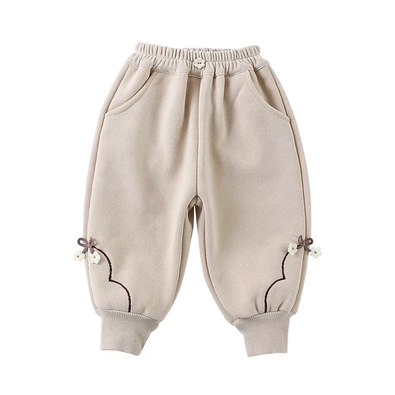 

New Autumn Winter Fashion Baby Clothes Children Girls Thick Warm Pants Toddler Casual Clothing Infant Trousers Kids Sportswear