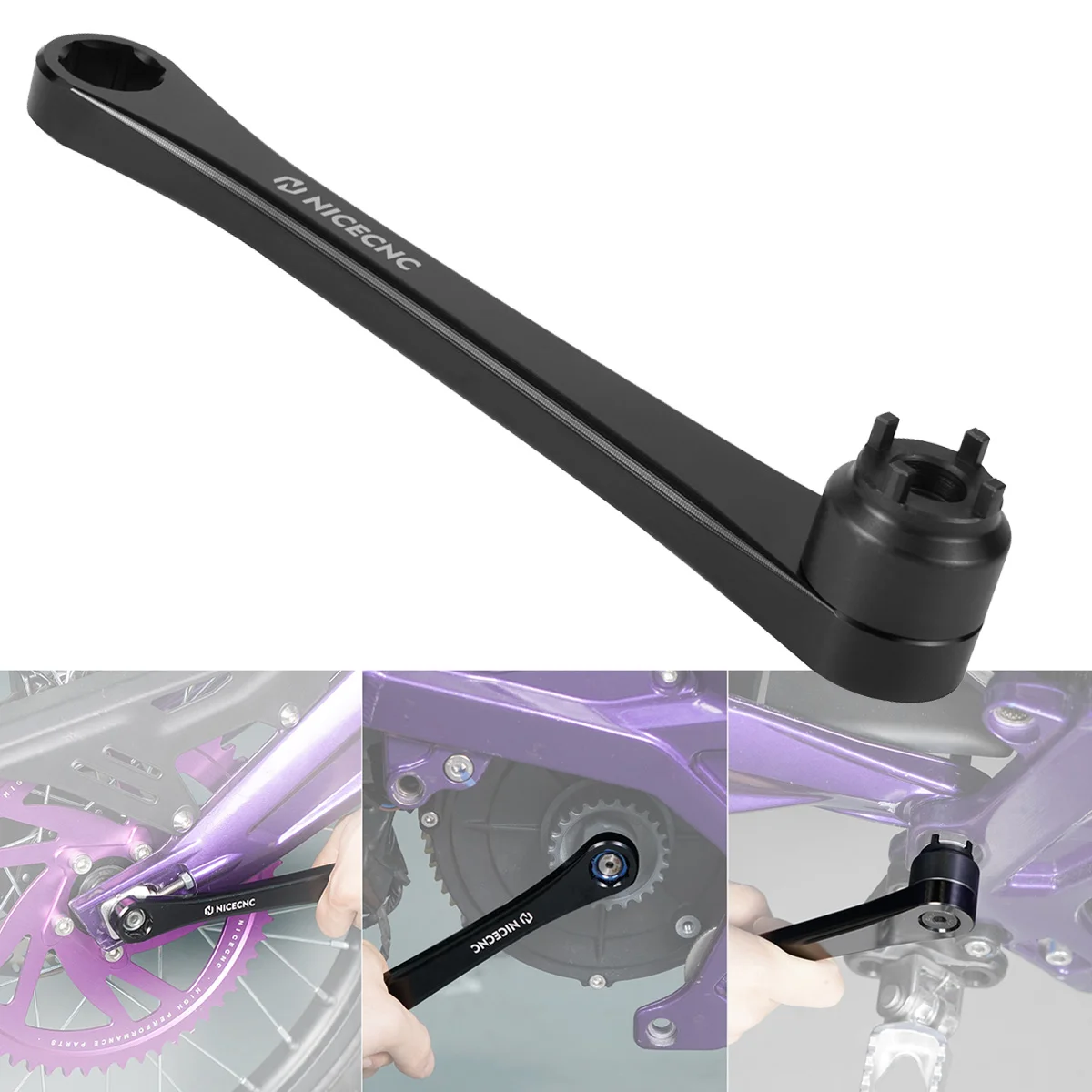 

For Surron Electric Bike Multifunctional Removal Tool Rear Axle Primary Belt Pulley Swingarm Nut Wrench For Surron Light Bee X S