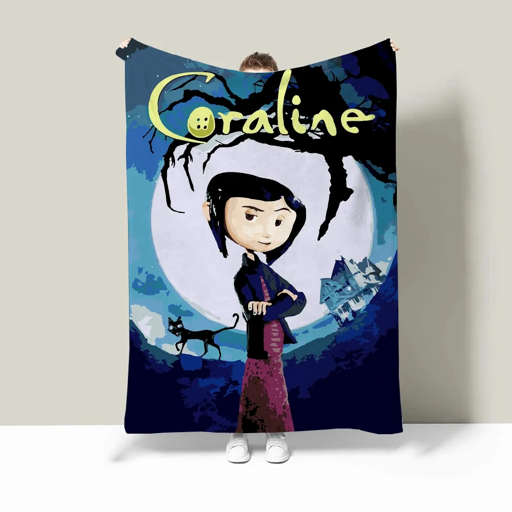 Coraline Blanket Oversized Luxury Throw Blankets & Throws Bed Blankets King Size Bed Blanket 150cm X 200cm Home Interior Cobija