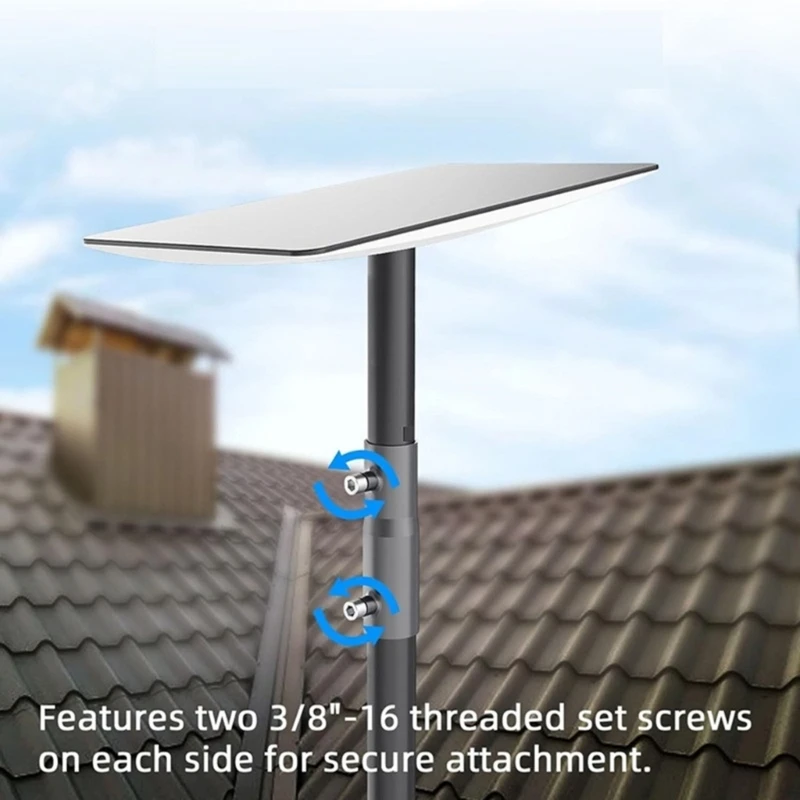 Solución soportes montaje para antena parabólica resistente a intemperie con configuraciones sencillas Construcciones