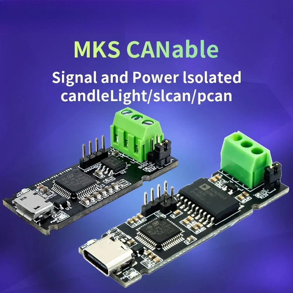 Makerbase CANable USB to CAN V1.0 MKS CANable Pro with STM32F072C8T6 Processors 3D Printer Accessories