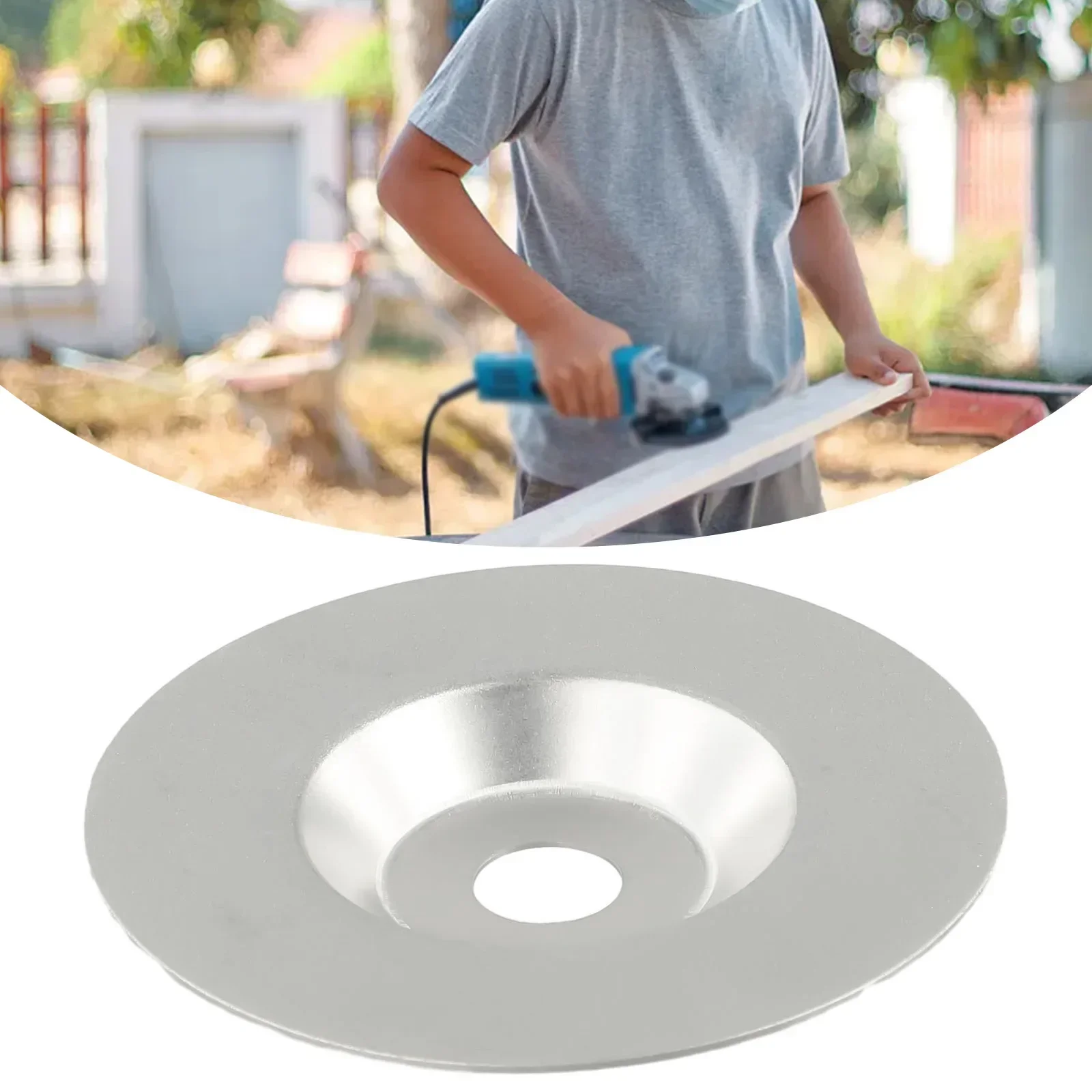 Diamante Rebolo 100 mm Disco de Lixa 400800 Grit Esmeril Afiar Disco para Polimento de Vidro Ângulo Moedor Lâmina Ferramenta 1pc