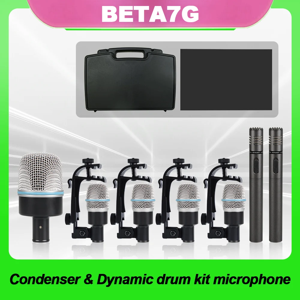 

BETA7G metal condenser drum microphone with advanced recording effect