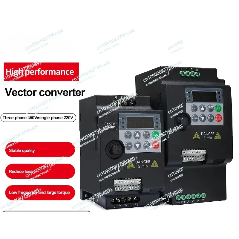 0,2kw 0,4kw 0,75kw VFD 1 Fase 220V 3 Fase 380v VFD Inversor Controlador Inversor