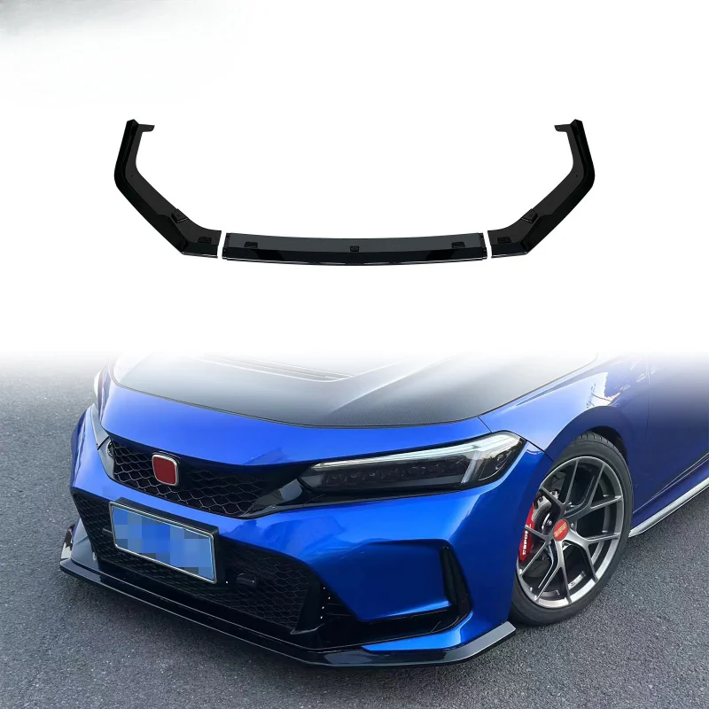 SAAR2024 Novo spoiler dianteiro sem pés integrado para Honda 11a geração Civic FE modificado tipo R amortecedor dianteiro