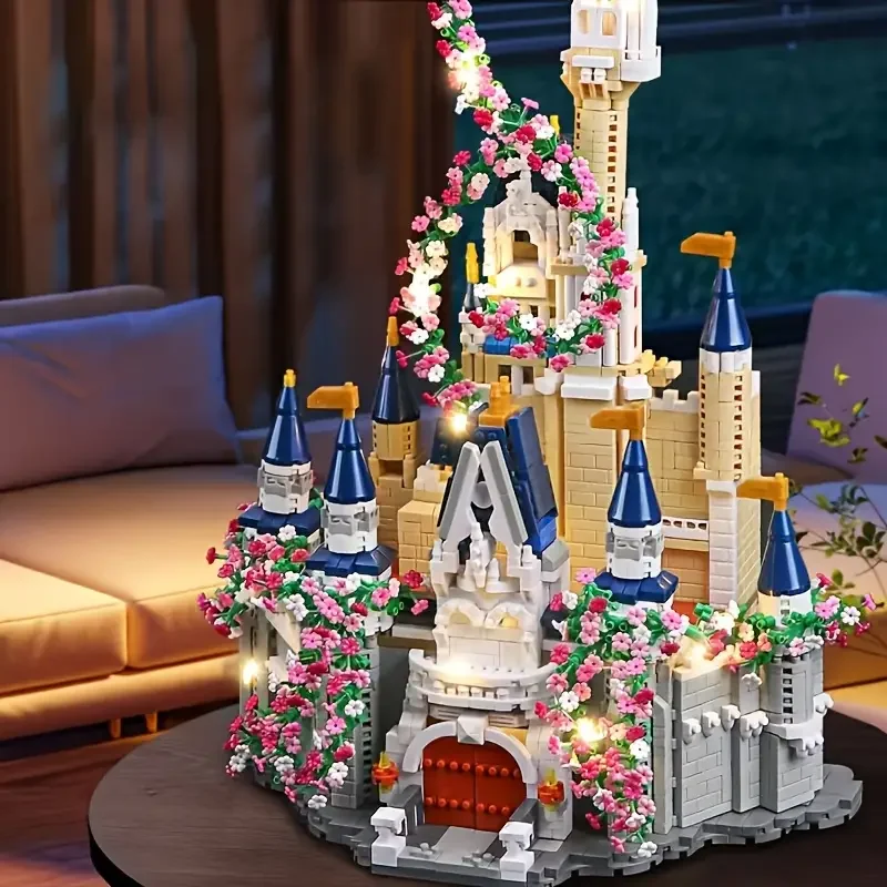 3265 Pieces of High-Difficulty Castle Model Building Block Toys, Building Series Assembly Toys, Desktop Decorations, Holiday and Birthday Gifts - view 5
