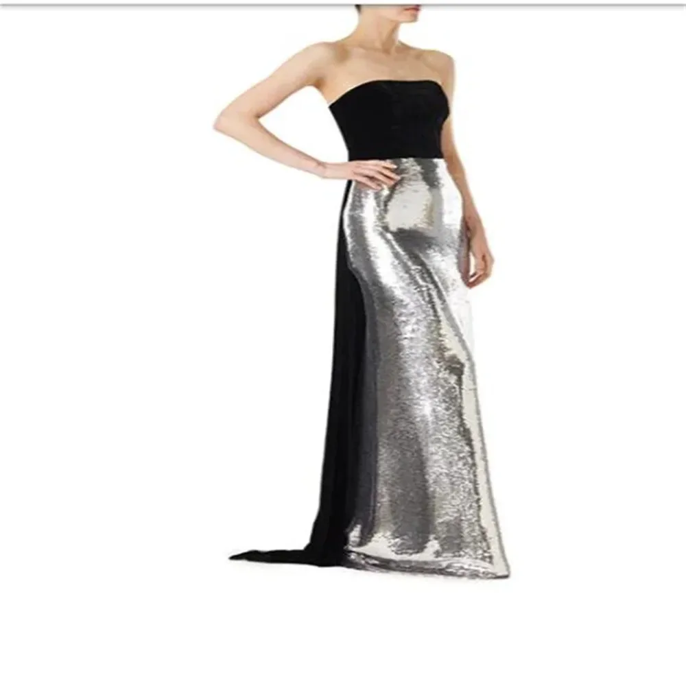 Dubai Long Evening Dresses Sleeveless Formal Dresses Sequin Formal Occasion Dresses Mermaid New Prom Gown 2024 فساتين الحفلات