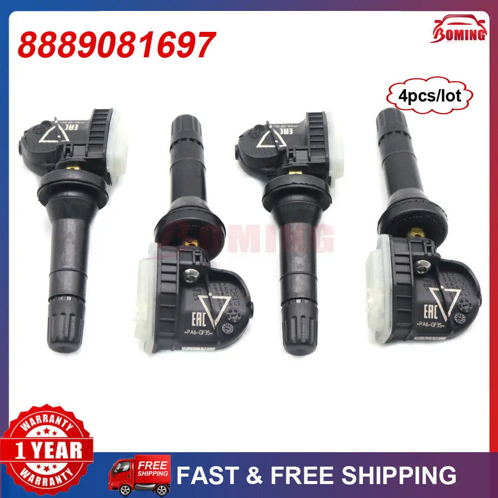 4Pcs/lot 8889081697 TPMS Tire Pressure Sensor For Geely FY11 Monjaro Atlas Tugella  Atlas L Manjaro Geometry A C 6600145881