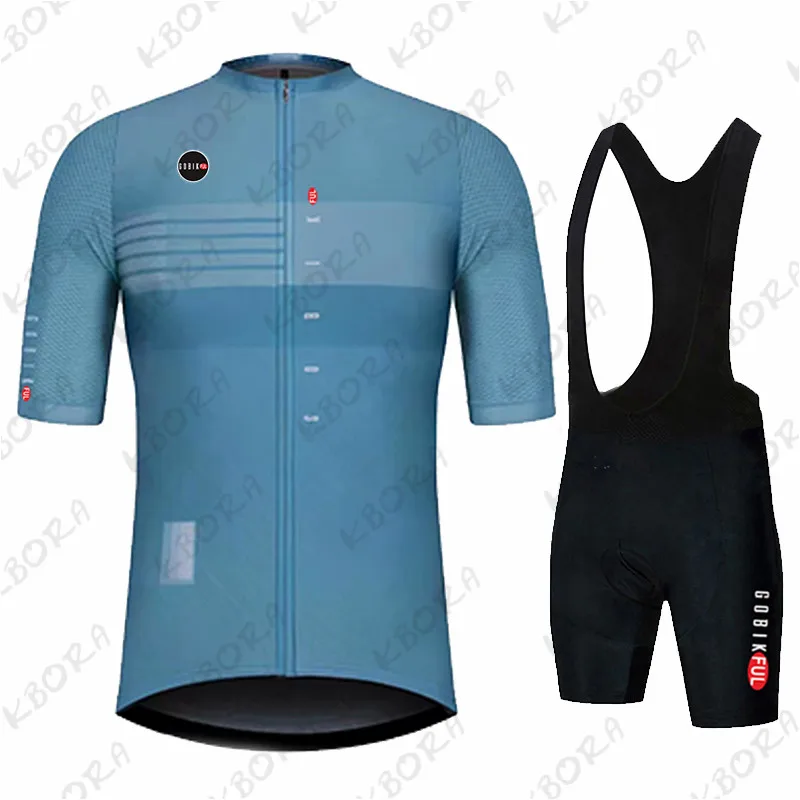 Breathable Cycling Jersey Set for Men, Mountain Bike Suit, Summer, 2023