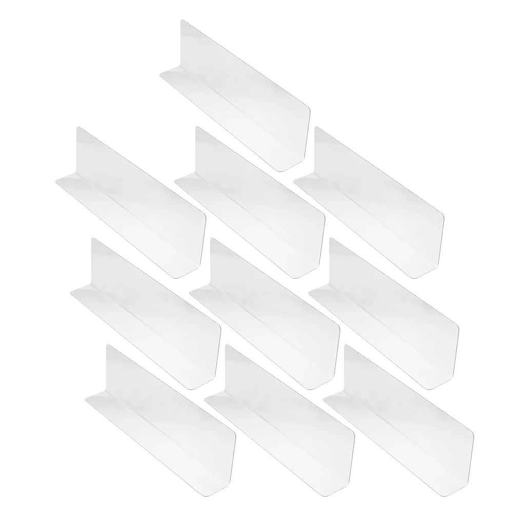 10 Pcs Shelf Divider Supermarket Commodity Plastic Dividers Partition Separator