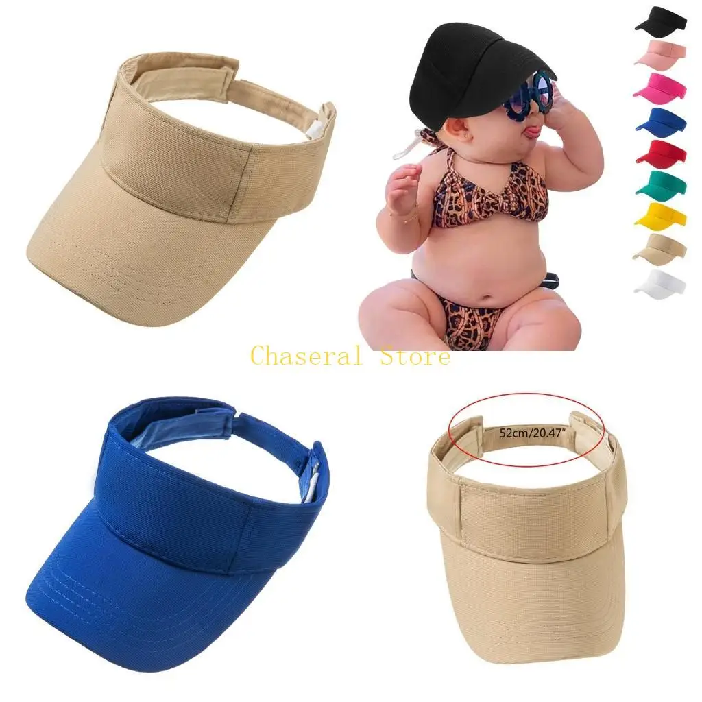 

E7CE Visor Kids Бейсболка с плоскими полями Детские унисекс Кепки с пустым верхом