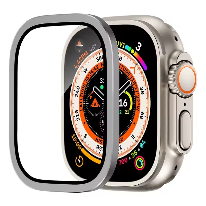 Aluminium Alloy Case+Tempered Glass for Apple Watch Ultra 2 49mm Anti-Scratch Screen Protector for iWatch Ultra 49mm Cover Film - Image 21
