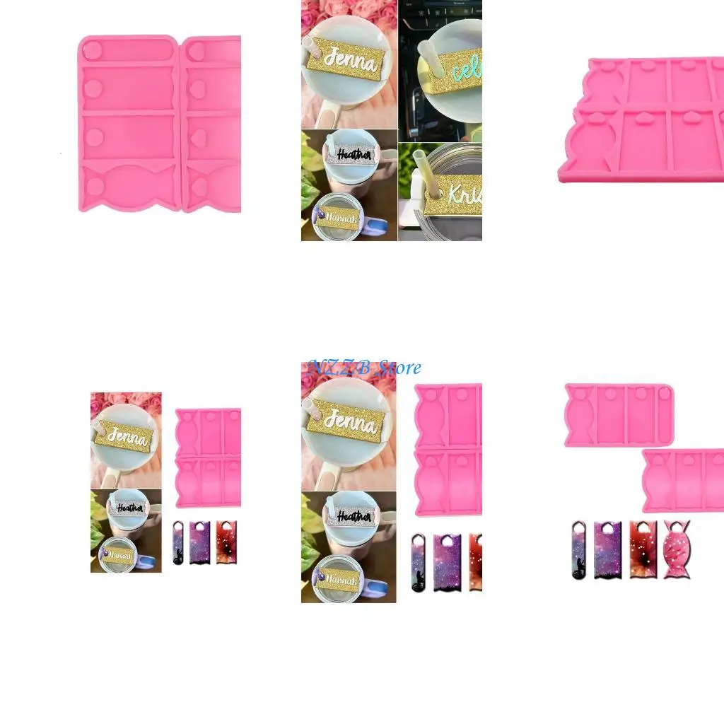 

T21F Name Plate Resin Molds Cup Lid Nameplate Mold for Personalized 40oz Tumbler