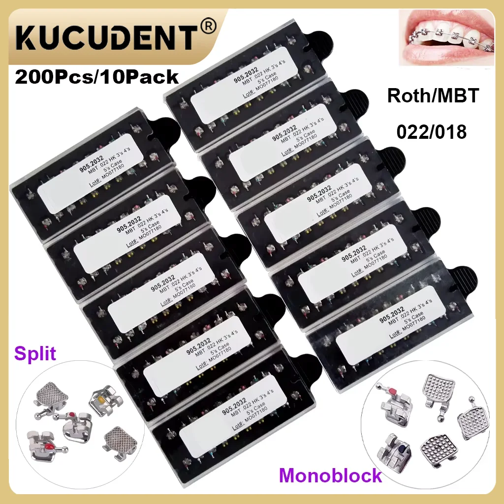 200Pcs/10Packs Dent…