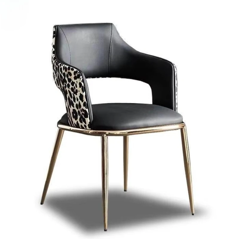 *Popular Custom Made High Quality Dining Chairs Gold Metal Legs Luxury Dining Chairs