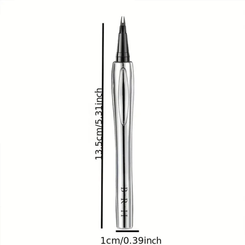 Crayon à sourcils liquide multifonctionnel 3 en 1, pointe Ultra-fine, 2 broches, pour sourcils, Eyeliner et cils inférieurs, résistant aux taches