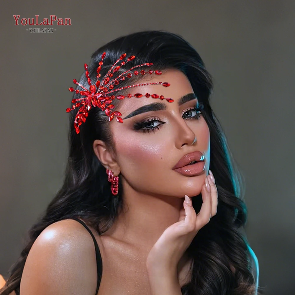 

YouLaPan Exquisite Handmade Women's Rhinestone Hair Comb Suitable Bride Wedding Banquet Dance Party Hair Accessories HP557