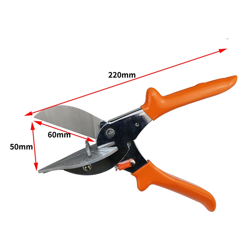 

45-135 Angle Degree Wire Trunking Scissor PVC PE Plastic Pipe Wire Slot Cutter Adjustable Angle Degree Wire Slot Cut Hand Tools