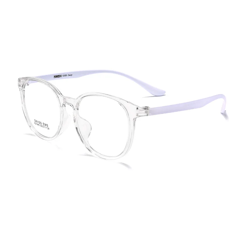 Teen Fashion Transparent Ultra Light TR Big Kids Myopia Anti Blue Light Glasses Boys and Girls Optical Prescription Progressive