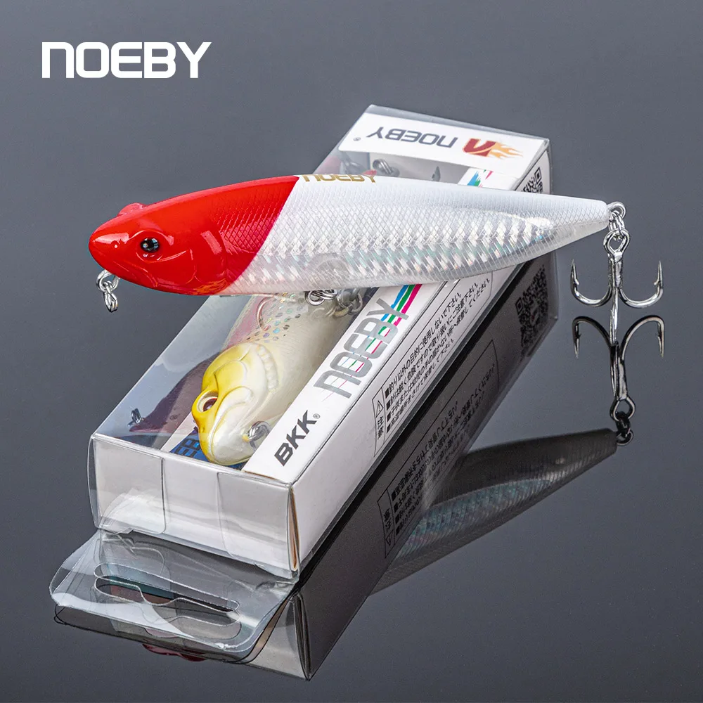 Noeby Topwater Pencil Fishing Lure 115mm 25.5g Surface Wobblers Artificial Hard Bait Swimbait for Sea Bass Pike Fishing Tackle