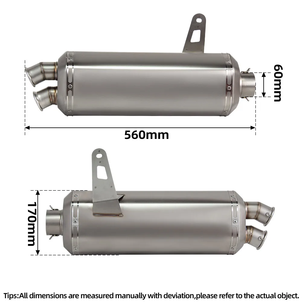 Motorcycle Full System Modify Escape For Honda CRF1100L CRF1100 Africa Twin 2020-2024 Exhaust Header Tube Muffler with DB Killer