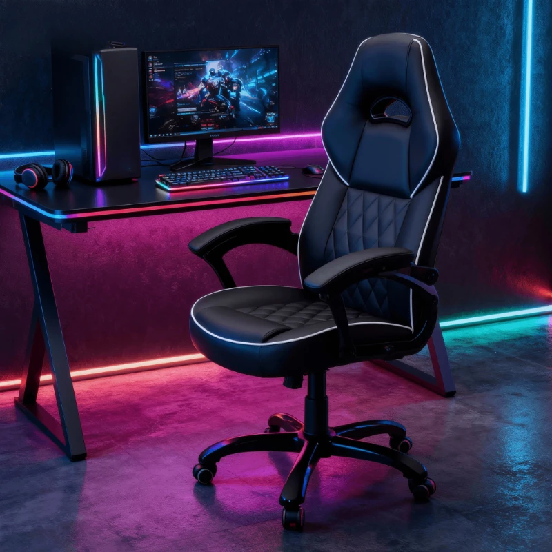 كرسي الكمبيوتر كرسي الموقف الصحيح المألوف لأثاث غرف النوم كراسي مكتب مريحة وأرائك أثاث لطيف