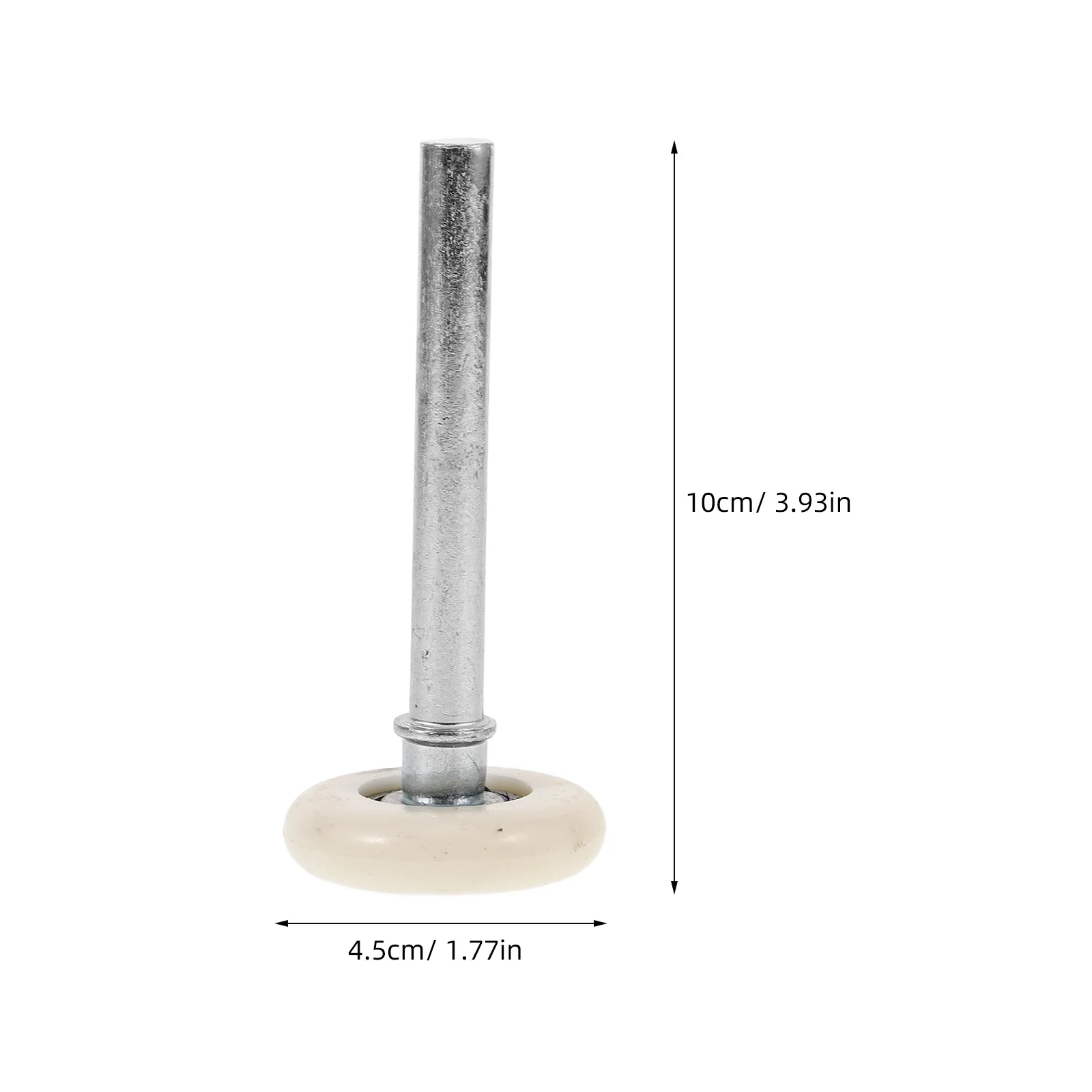 Rodillos para puertas de garaje, repuesto de nailon, ruedas de vástago suaves y silenciosas para puertas de garaje residenciales, rodamientos de precisión giratorios, 6 uds.