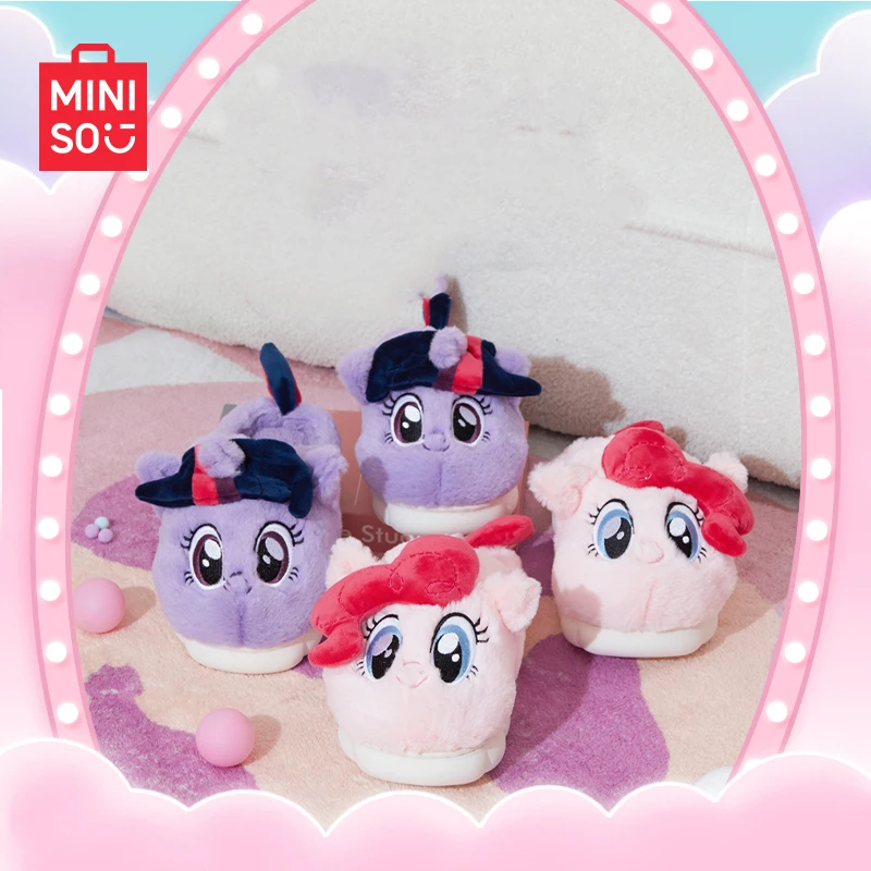 New Xiaoma Baoli Series Warm House Cozy Cartoon Cotton Slippers Winter Soft Indoor Bedroom Cute Ms.Indoor Cotton Shoes