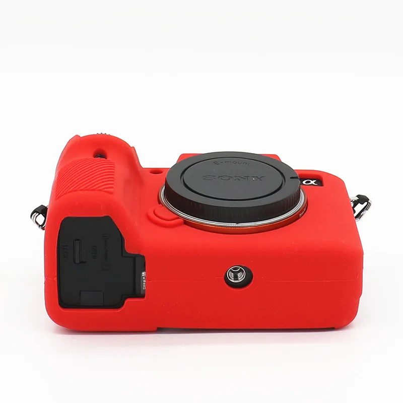 Casing pelindung badan silikon lembut, tas Video pelindung badan untuk Sony A7 III A7III A73 A7RIII A7R3 A7R Mark III A7RM3
