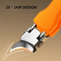 Heavy-Duty Professional Nail Clippers for Thick & Hard Toenails Large Opening Anti-Splash Design Ultra-Sharp Blade