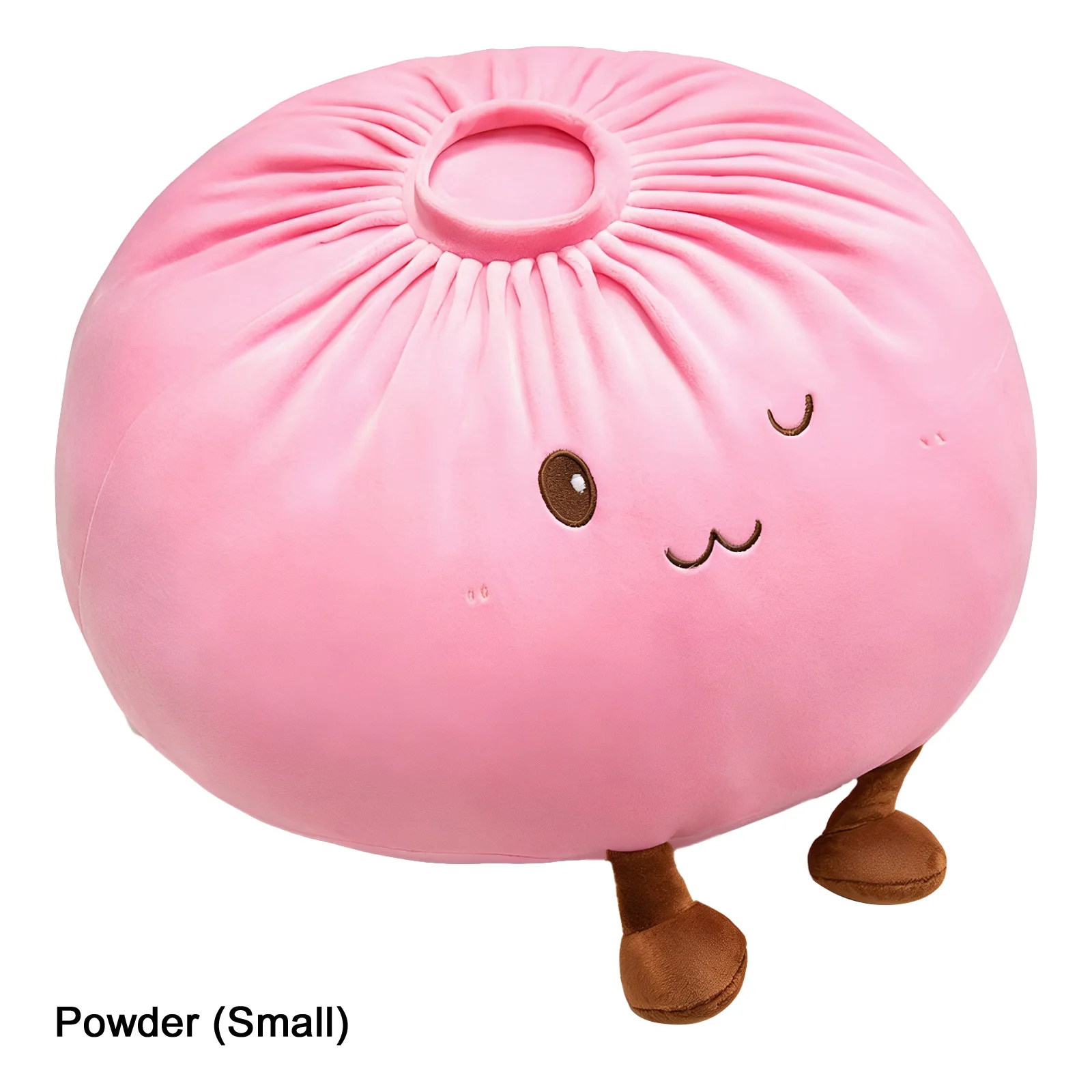 Steamed Bun Plush Pillow Multi-Purpose Kids Room Decor Pillow Washable Bun Shape Plush Doll for Kids Adults Home Sofa Bed Decor