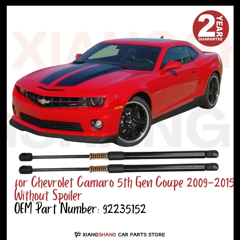 

2 шт. задний демпфер задней двери для Chevrolet Camaro 5-го поколения Coupe 2009-2015 с пружиной багажника, газовые стойки с зарядкой