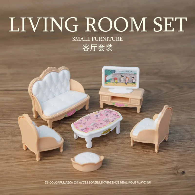 Mini-Möbel für Kinder, Spielspielzeug für zu Hause, Miniaturszenen, kleine Küchen, Puppenhäuser, Wohnzimmerdekorationen, Modelle