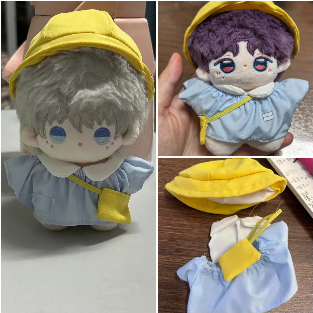 New For 10cm Doll Clothes Kids Toy Love and Deepspace Xavier Zayne Rafayel ralayo Sylus Shirt Shoulder Bag Hat Doll Dress Up