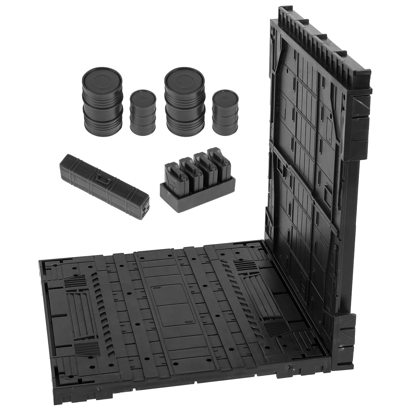 

Пластиковые полки-держатели для фигурок, черные, устойчивые, для инструментов, органайзер для хранения, для создания моделей своими руками