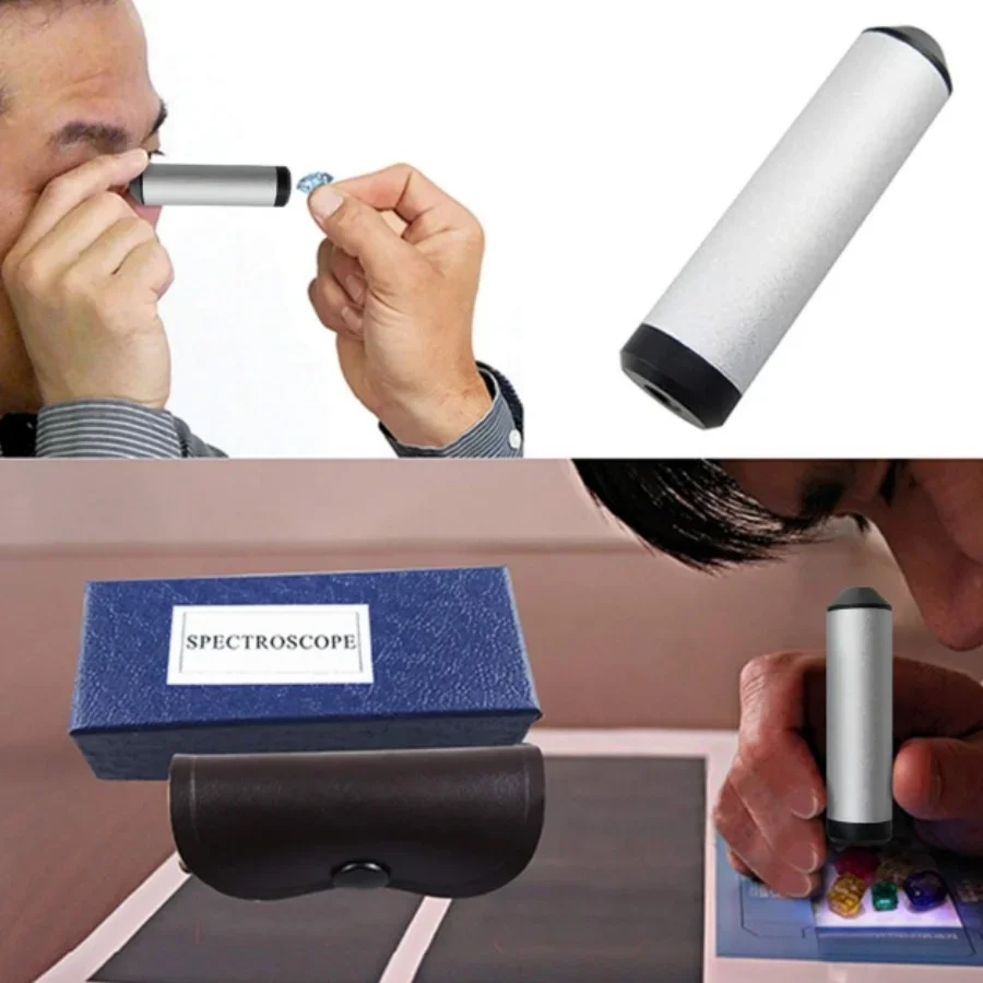 400-700nm Handheld Spectroscope Grating Type Spectral Jewelry Detection Instrument For Distinguishing Gemstones