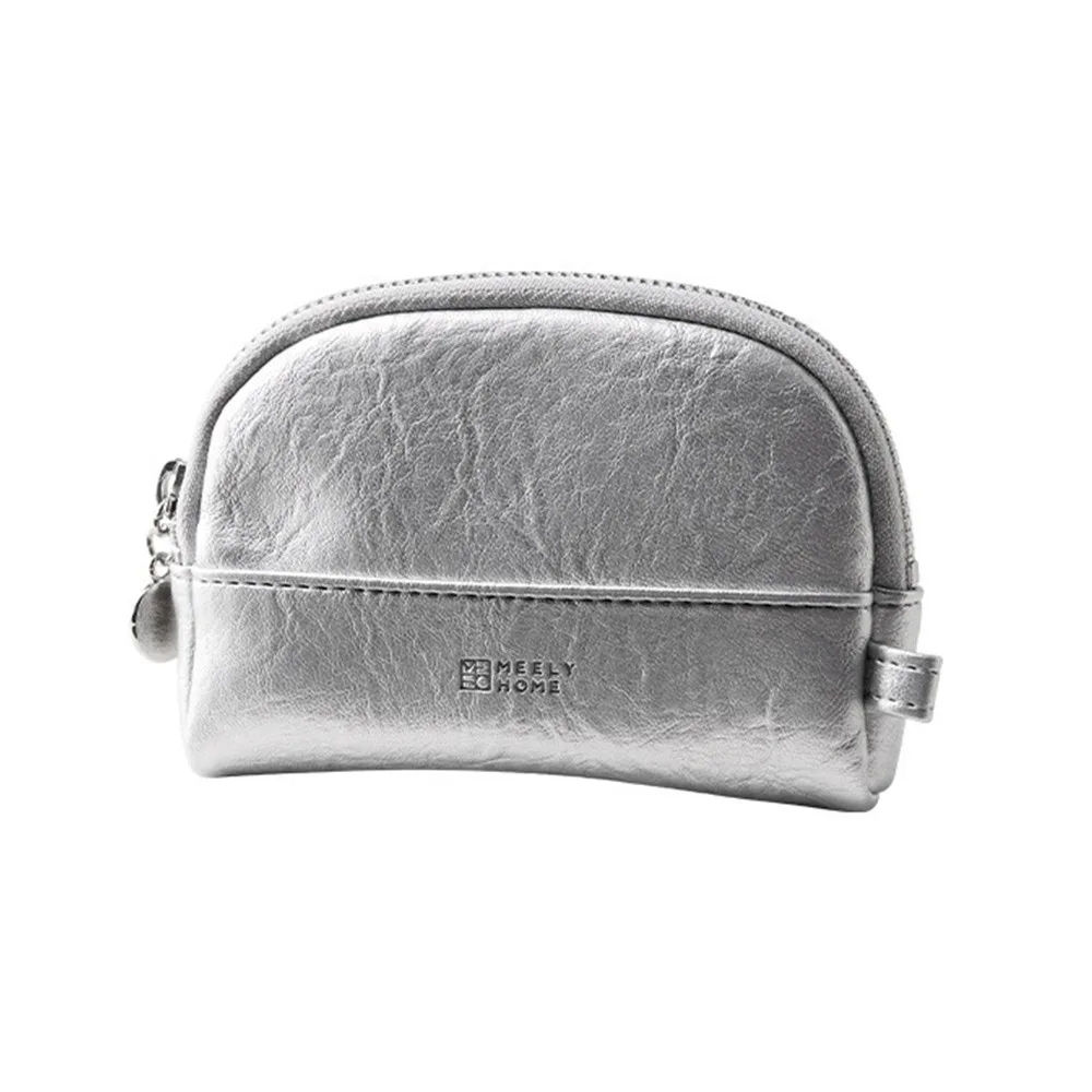 Portable PU Leather Coin Wallet Multi-functional Zipper Key Storage Bag Women Wallet