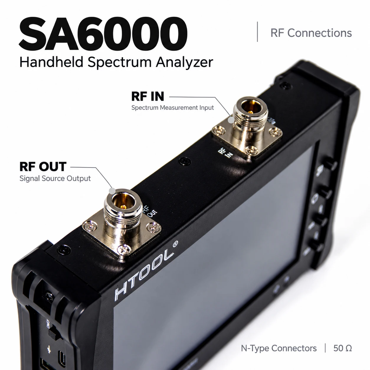 HTOOL SA6000 ポータブルスペクトラムアナライザー - Signal Generator Spectrum Analyzer のレビューと価格