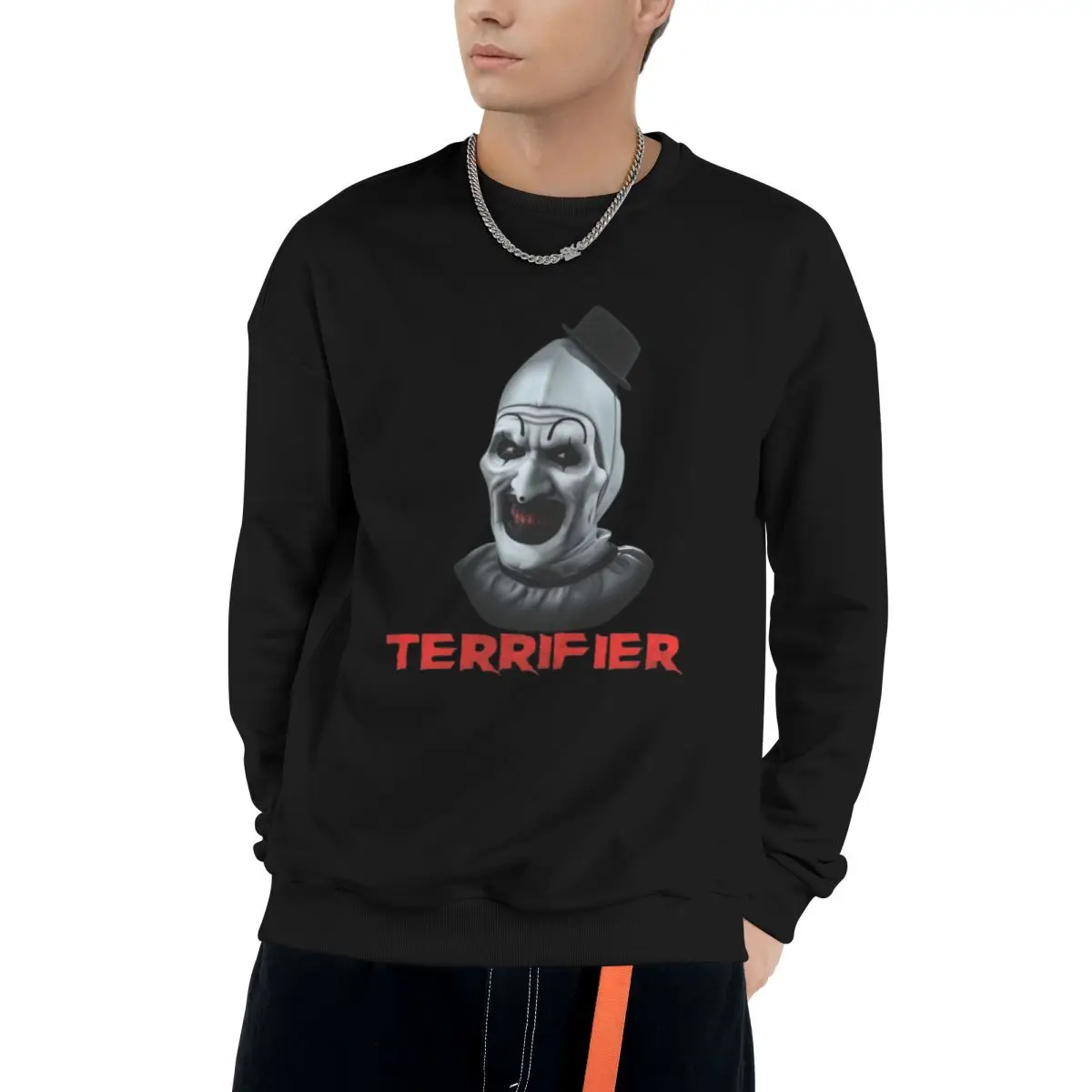 Terrifier 3 2024 Spring and Autumn Cotton New Youth Campus Sweatshirt Round Neck Pullover Sweatshirt