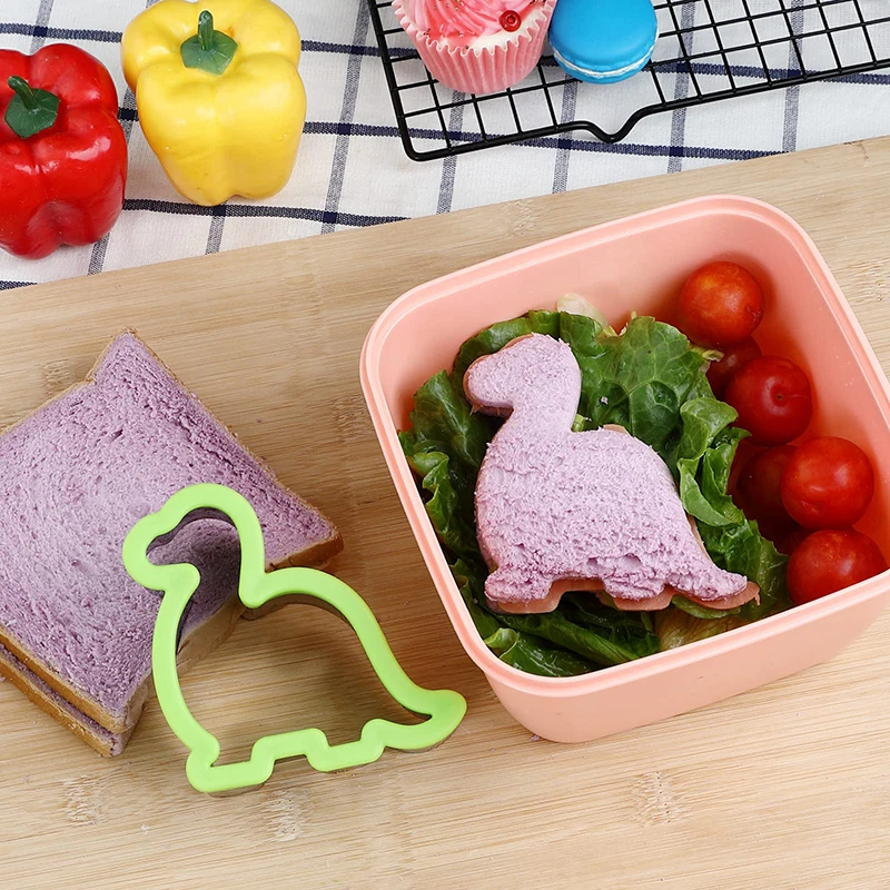Sandwich-Ausstecher-Set für Kinder, Lebensmittel, Kekse, Brot, Formenbauer, Obst- und Gemüseformen, Schneidform, Backwerkzeuge für Kinder – Detail 4