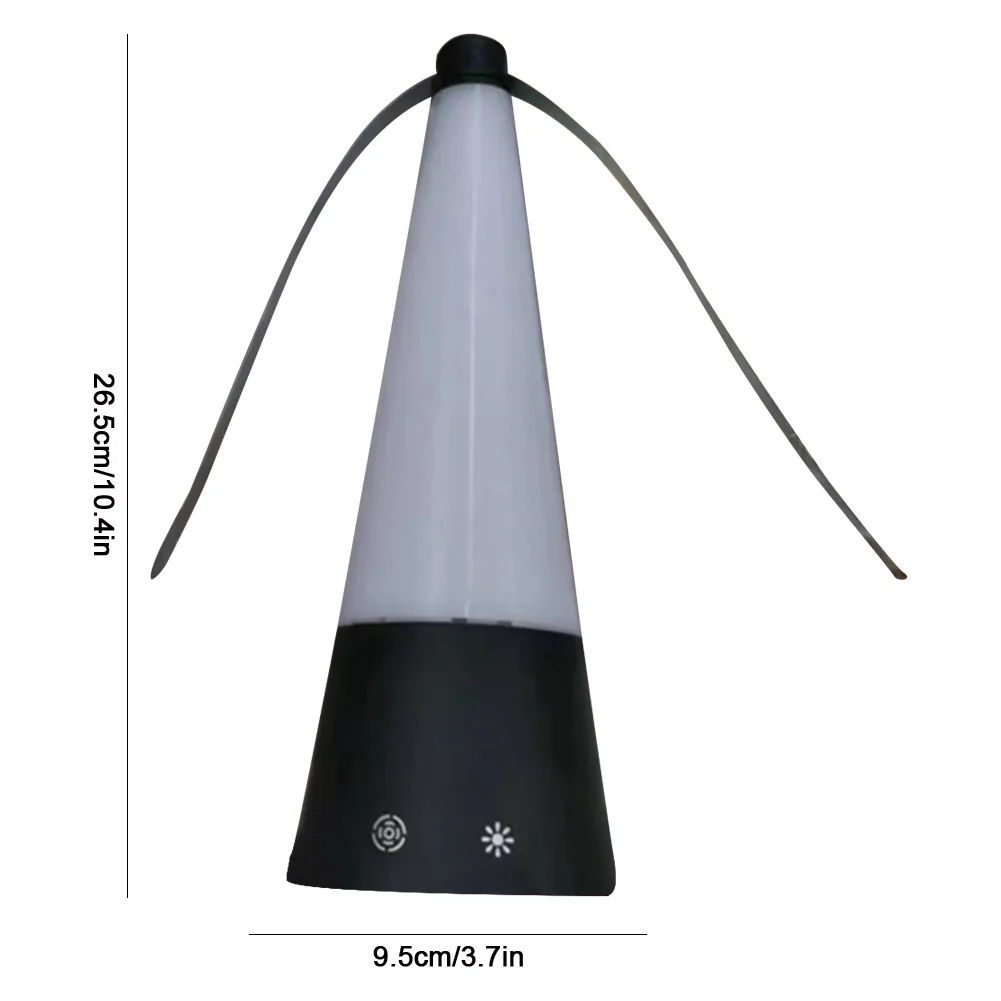 Outdoor Indoor Fly Fan with Holographic Blades Fly Fan for Tables LED Light Keep Flies Away for Picnic Restaurant Party Home BBQ