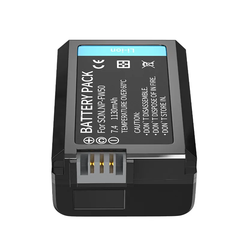 Новый аккумулятор для камеры 7,4 В 1130 мАч NP FW50 NP-FW50 для Sony A7 A7II A7RII A7SII A7S A7S2 A7R ZV-E10 A6000 A6400 A6300 A6500