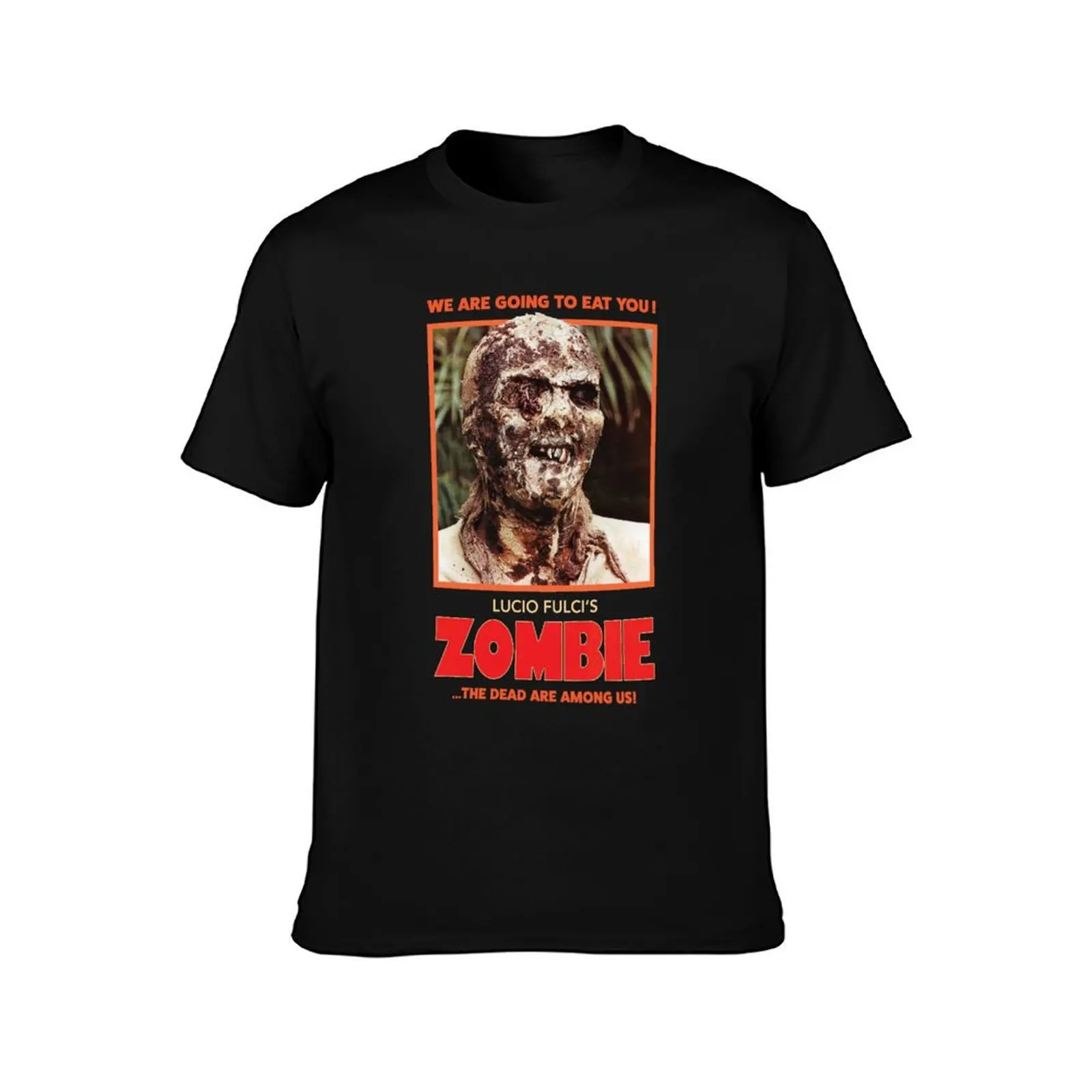 Lucio Fulci’s Zombie T-Shirt Plus Size Basic Short Sleeve Top T-Shirt
