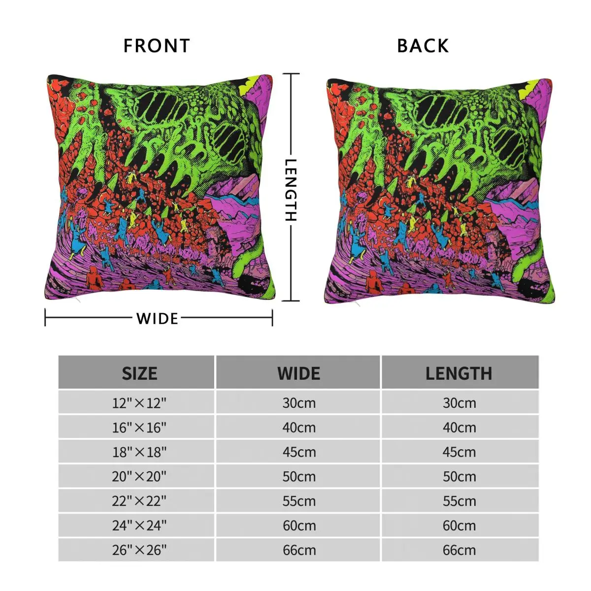 Live At Red Rocks '22 Album Square Pillowcase Polyester Linen Velvet Printed Decorative Throw Pillow Case Sofa Cushion Cover 18
