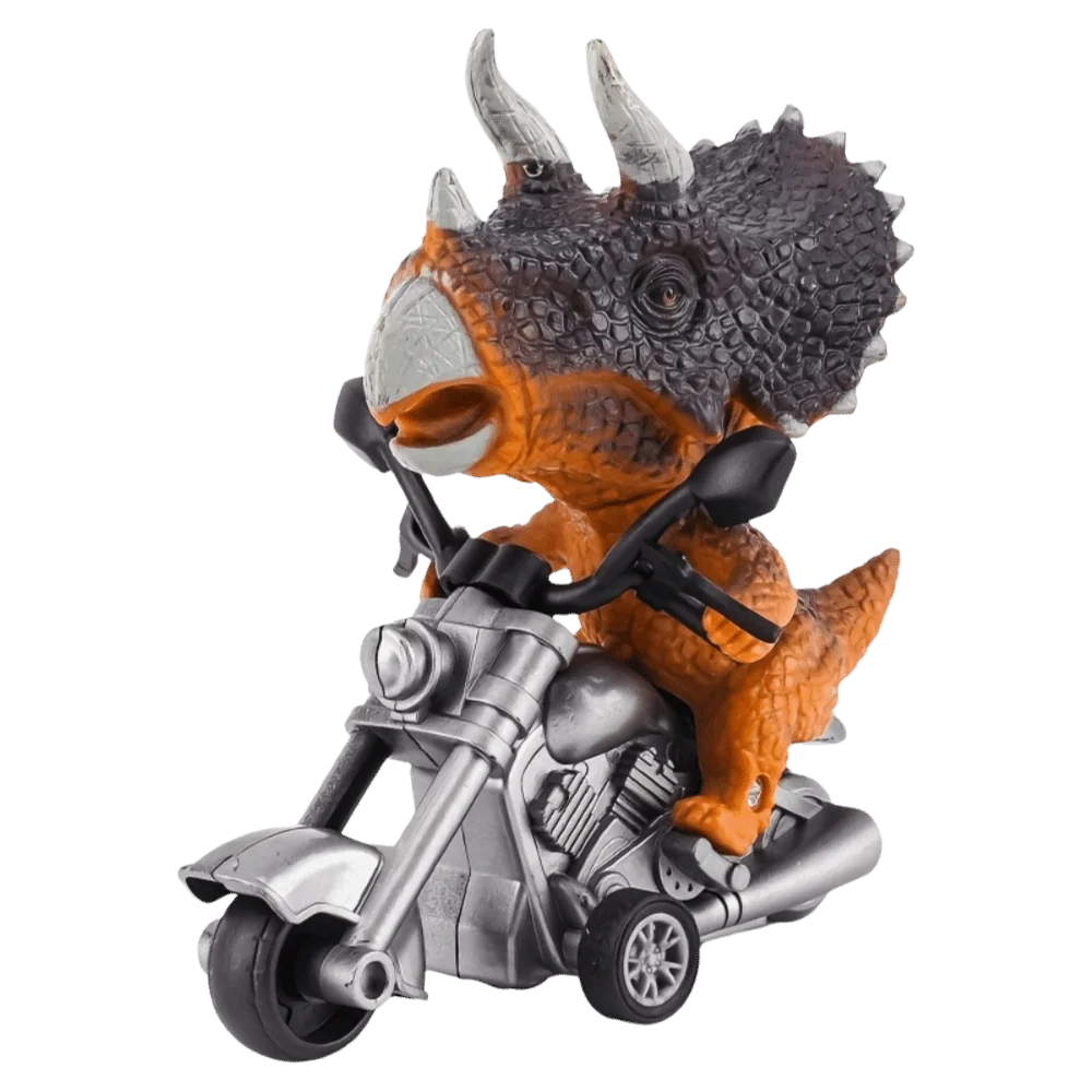 Animal Figurines Dinosaur Modeling Motorcycle Desktop Ornament Retro Motorcycle Simulation Locomotive Motorcycle Childrens